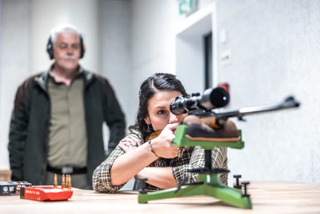 klesch schiessstand 100m 150m mit trainer
